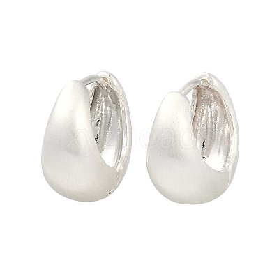 Brass Hoop Earrings EJEW-Q391-23S-1