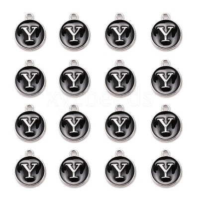 Platinum Plated Alloy Charms ENAM-S118-02Y-P-1