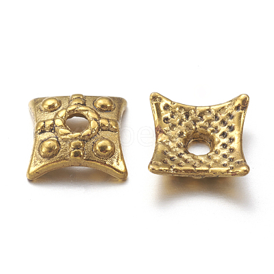 Tibetan Style Bead Caps X-GLF0573Y-1