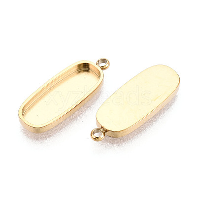 304 Stainless Steel Pendant Cabochon Component STAS-N115-42G-1