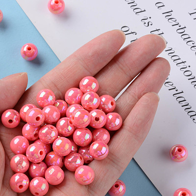 Opaque Acrylic Beads MACR-S370-D10mm-A04-1