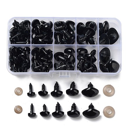 106Pcs Triangle Plastic Doll Craft Safety Noses DIY-P081-A06-1