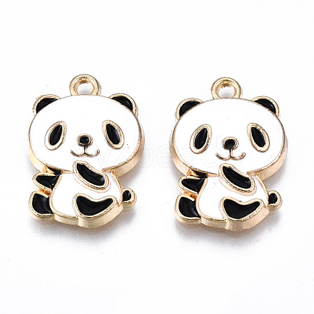 Eco-Friendly Alloy Enamel Pendants ENAM-Q437-011-NR-1