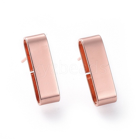 (Jewelry Parties Factory Sale)Brass Stud Earrings EJEW-L234-32RG-1