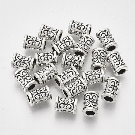 Tibetan Style Alloy Beads TIBE-Q097-03AS-LF-1