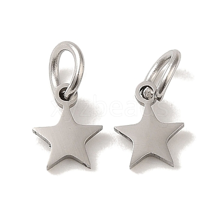 Non-Tarnish 201 Stainless Steel Charms STAS-E217-25A-P-1