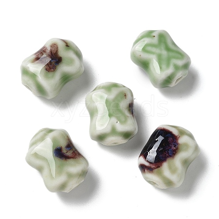 Handmade Porcelain Beads PORC-L080-E01-1