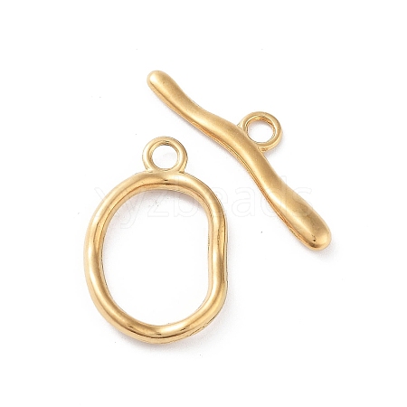 Non-Tarnish Ion Plating(IP) 304 Stainless Steel Toggle Clasps STAS-A092-04B-G-1