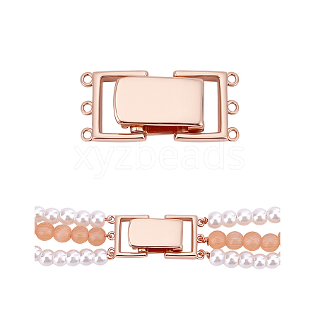 1Pc 925 Sterling Silver Fold Over Clasps STER-PH0004-13-1
