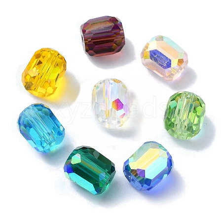 AB Color Plated Glass Beads GLAA-F108-12B-M-1