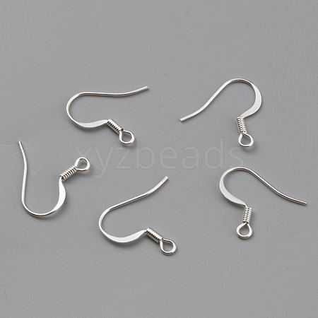 Brass Earring Hooks X-KK-O131-08S-1