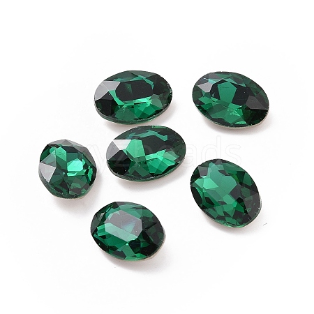 Glass Rhinestone Cabochons GGLA-P002-02A-02-1