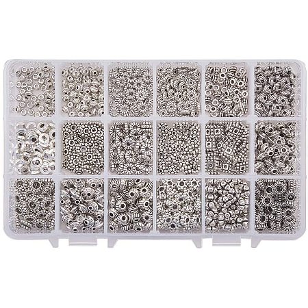 Tibetan Style Alloy Spacer Beads PALLOY-PH0012-49AS-1