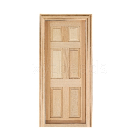 Wooden Door Miniature Ornaments PW-WG3E878-01-1