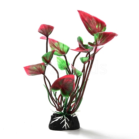 Plastic Artificial Aquatic Plants Decor DJEW-G025-12B-1