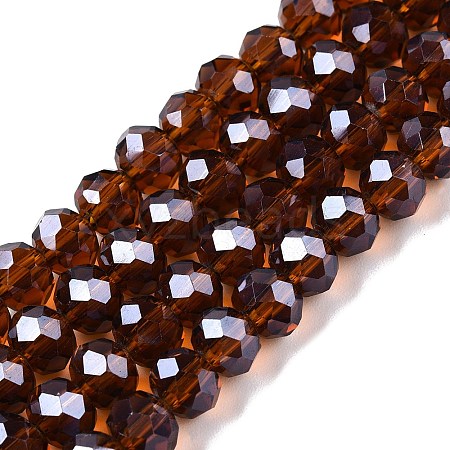 Electroplate Glass Beads Strands EGLA-A044-T6mm-A02-1