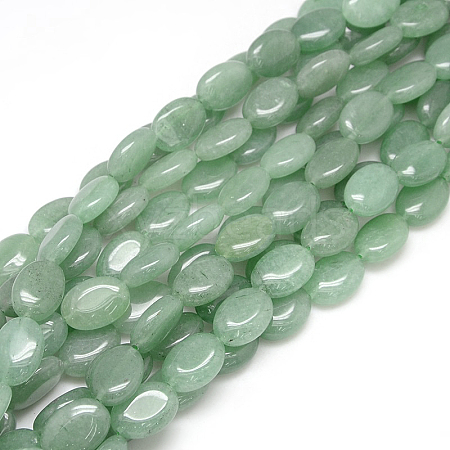 Natural Gemstone Green Aventurine Beads Strands G-L164-A-04-1