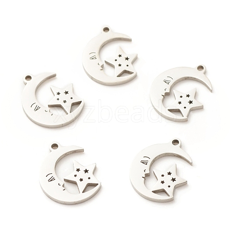 Non-Tarnish 201 Stainless Steel Pendants STAS-G258-04P-1