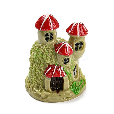 Resin Miniature Mini Mushroom House MIMO-PW0001-201C-1