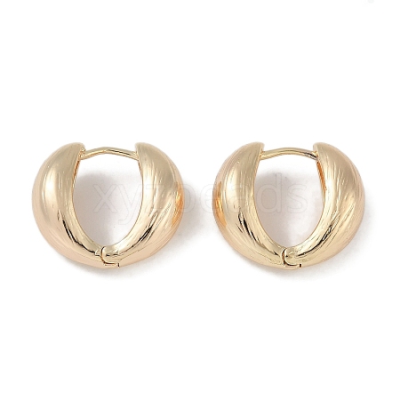 Brass Hoop Earrings EJEW-L292-020G-1