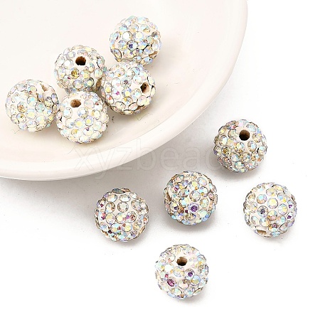 Pave Disco Ball Beads X-RB-S605-14-1