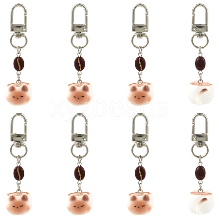 Acrylic & Resin Pendant Decorations HJEW-YW00349-1