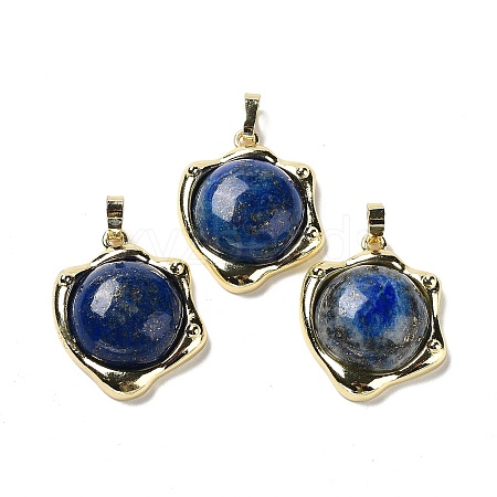 Natural Lapis Lazuli Pendants G-G069-01G-05-1