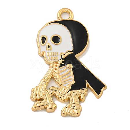 Halloween Alloy Enamel Pendants ENAM-H045-01G-05-1