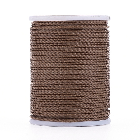 Round Waxed Polyester Cord X-YC-G006-01-1.0mm-03-1