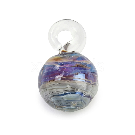 Handmade Lampwork Pendants LAMP-Q005-07B-1