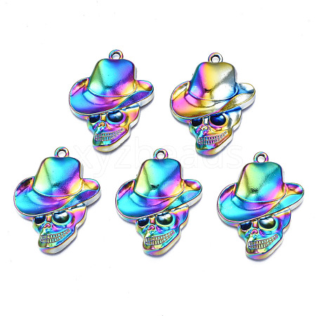 Rainbow Color Alloy Pendants PALLOY-N156-196-NR-1