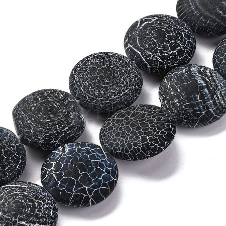 Natural Weathered Agate Beads Strands G-G177-C02-01-1