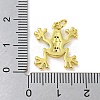 Rack Plating Brass Micro Pave Cubic Zirconia Pendants KK-A200-08G-3