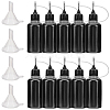 Plastic Refillable Dropper Bottle & Mini Transparent Plastic Funnel Hopper DIY-GF0010-10B-1