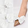 CHGCRAFT 2 Pairs 2 Colors Detachable Polyester Bowknot Shoe Decoration AJEW-CA0002-59-5