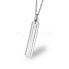 Stainless Steel Column Pendant Necklaces UG4628-1-1