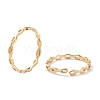 Brass Cuff Rings RJEW-H131-01G-2