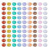 Transparent Crackle Acrylic Beads CACR-TAC0003-3