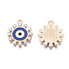 Alloy Enamel Pendants PALLOY-N153-52-3