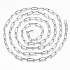 Non-Tarnish 304 Stainless Steel Paperclip Chains CHS-S006-JN957-1-A-2