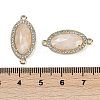 Natural Moonstone Faceted Oval Links G-B126-06G-02-3