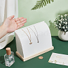 PU Imitation Leather Necklace Stands NDIS-WH0006-19A-3