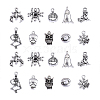 100pcs 10 Style Tibetan Style Alloy Charms TIBEP-CJ0001-38-1