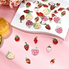 40Pcs 8 Styles Alloy Enamel Pendants ENAM-YW0004-49-5