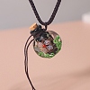 Handmade Lampwork Perfume Essential Oil Bottle Pendant Necklace PW-WG288CC-01-1