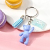 Tassel Bear Acrylic & Resin Keychain KEYC-YW00167-05-1
