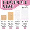 100Pcs 2 Styles Square Paper Earring Display Cards and Rectangle Keychain Display Cards CDIS-TA0001-49A-3