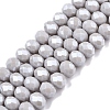 Electroplate Glass Beads Strands LS-EGLA-A044-P8mm-A19-1