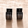 304 Stainless Steel Polishing effect Hoop Earrings EJEW-M001-13EB-4