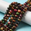 Natural Rainbow Tiger Eye Beads Strands G-NH0002-D03-04-2